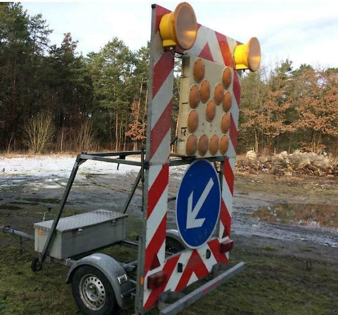 Vz 616 B1 Nissen Verkehrsleittafel Sperrwand Verkehrssicherungsan